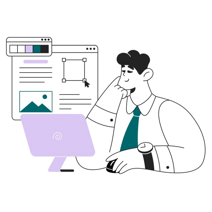 web design illustration